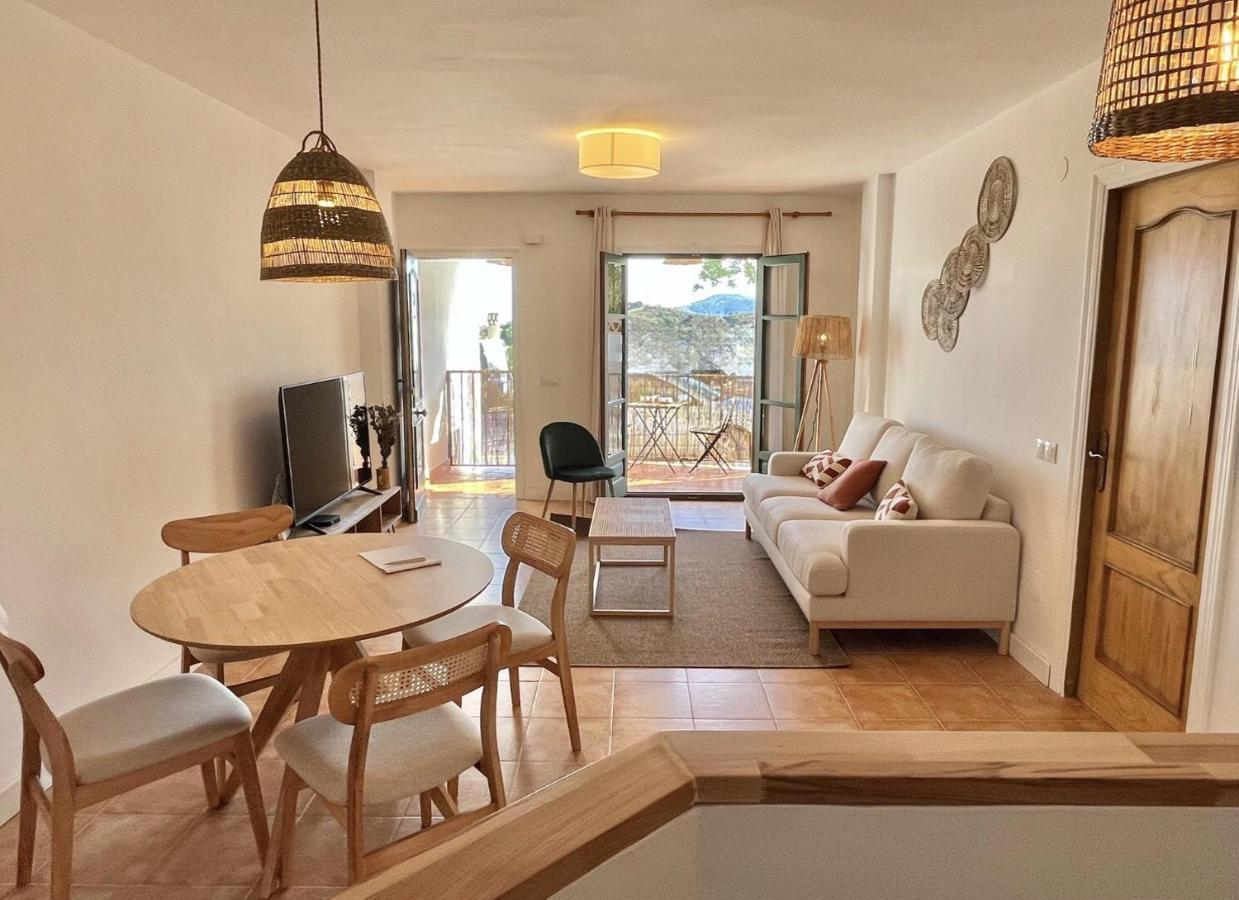 Casa La Aguanosa Con Piscina Y Vistas Al Mar Appartement Frigiliana Buitenkant foto